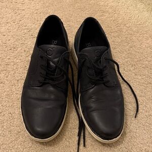 Born Black Leather Men's Oxfords, size 9.5